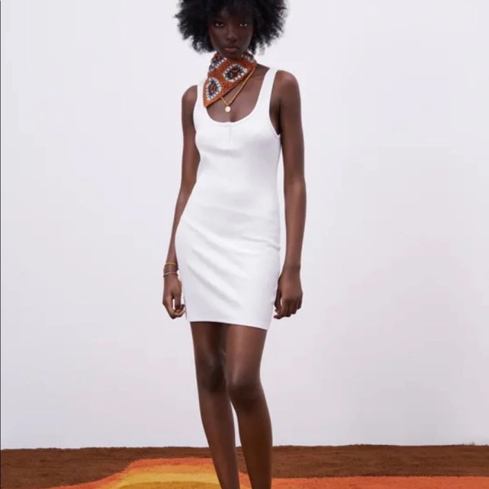 Zara ribbed dress